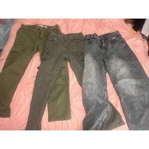 3-Pack Cargo + Denim Pants – Size M – Dazy, Re/Done Style, Streetwear Vibes
